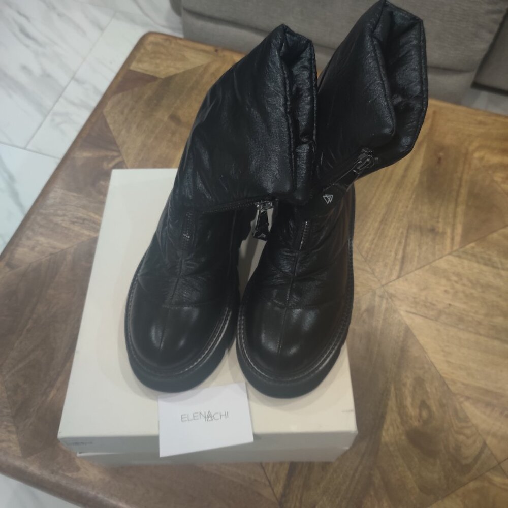ELENA IACHI Mid-Calf Boots US12 UK9 EU42  new $417.00